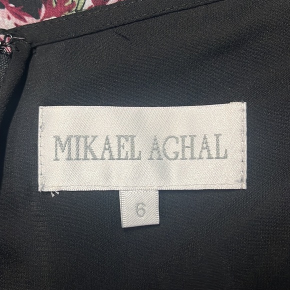 NWOT Mikael Aghal Midi Dress Sz 6 - Picture 14 of 15